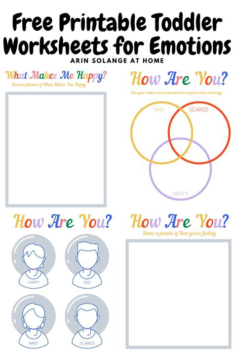  free printable toddler worksheets for emotions arinsolangeathome