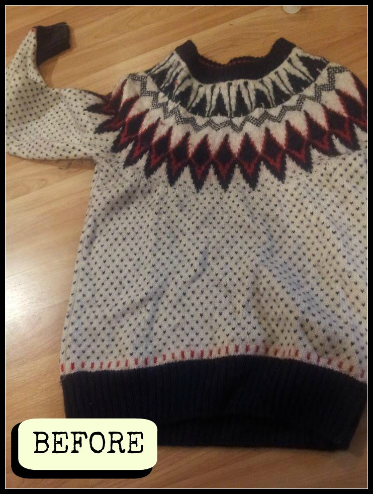After Sweater refashion