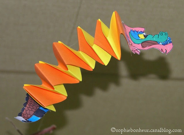 Les dragons...  Aux petits bonheurs de Sophie