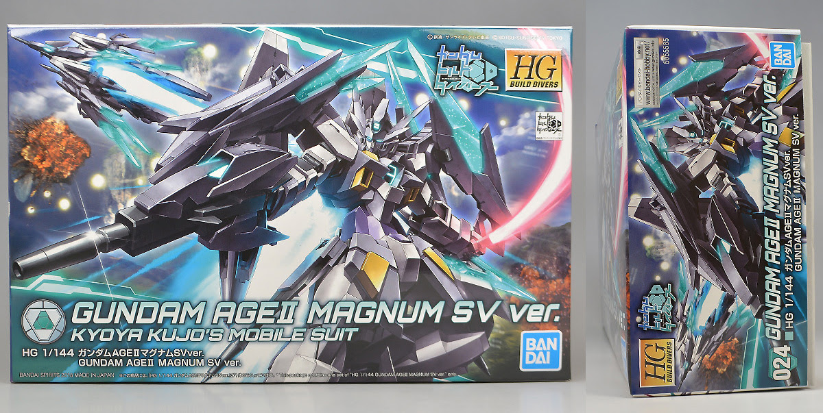 Hgbd ガンダムageiiマグナムsvver のパッケージ ランナー レビュー ガンダムブログはじめました