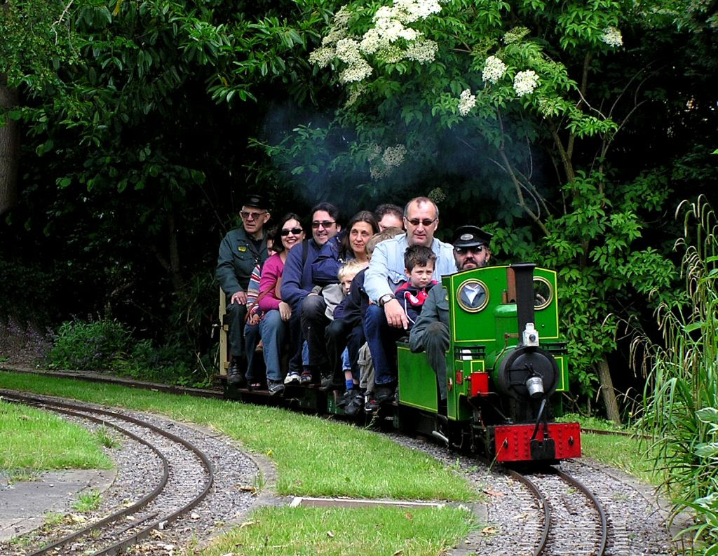 Small Vintage Steam Train Light Railway model engineering Photographic 