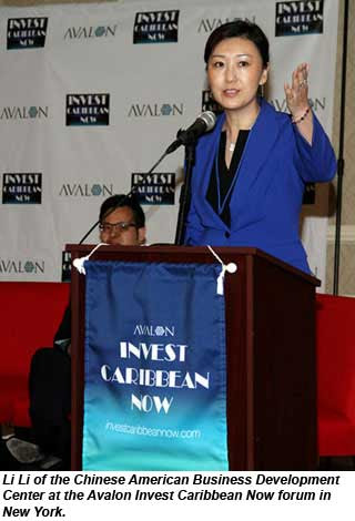 Li Li of the Chinese American Business Development Center