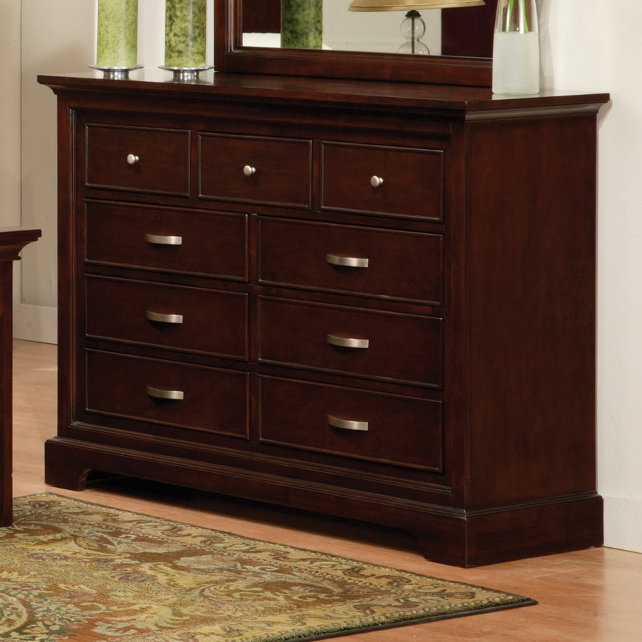 Homelegance Glamour Espresso 9 Drawer Dresser In The Dressers Department At Lowes Com