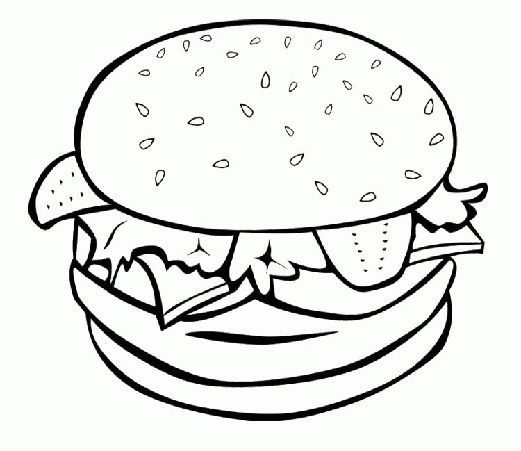Healthy Food Coloring Pages For Kids Coloring Home