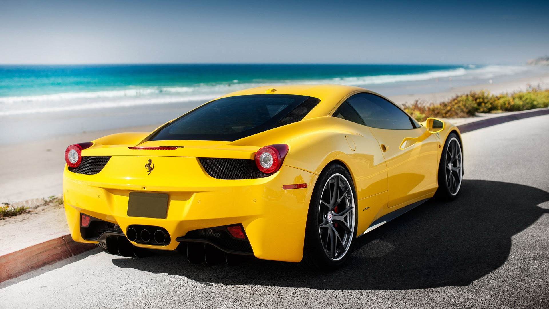 Ferrari 458 Italia Yellow HD Wallpaper