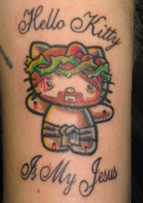 Hello Kitty Jesus Tattoo Hello Kitty Jesus Tattoo