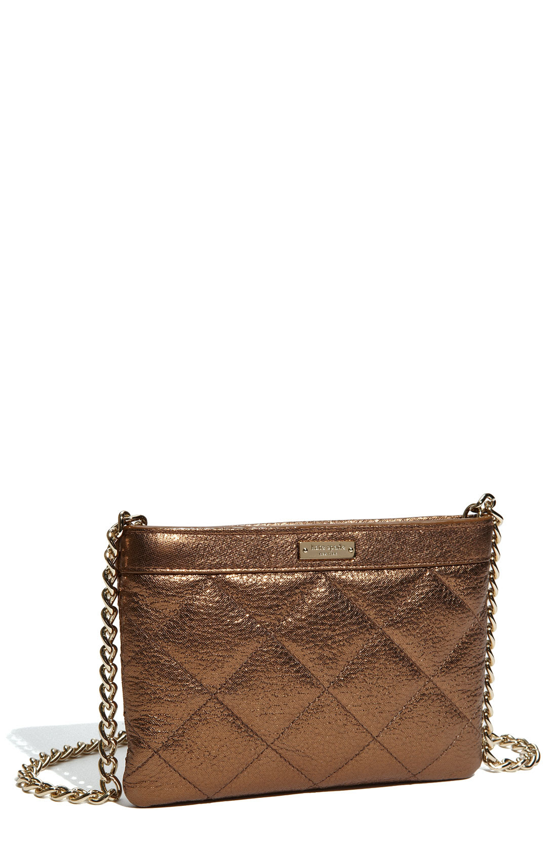 Kate Spade Gold Coast - Dolly Quilted Leather Crossbody Bag in Gold ...