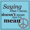 saying what I mean