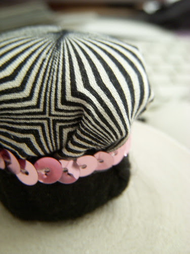 What's Black and White With Pink Sequins?