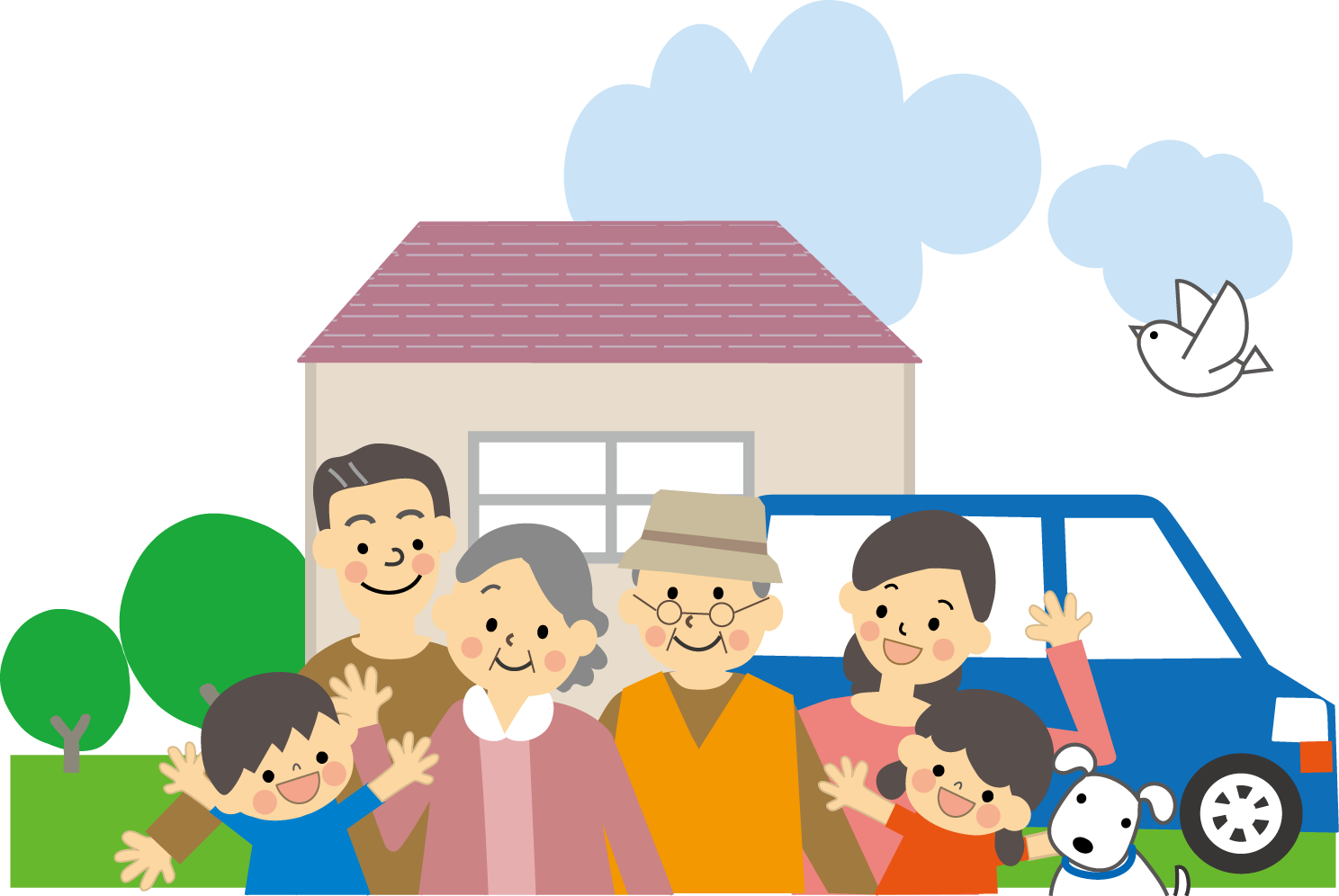 家族のイラスト 無料イラスト フリー素材2