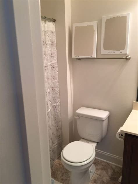 I'm about to go bold and paint one wall of my bathroom adriatic sea (bm) and i don't want to mess it up! Paint Colour Review: Sherwin Williams Accessible Beige SW