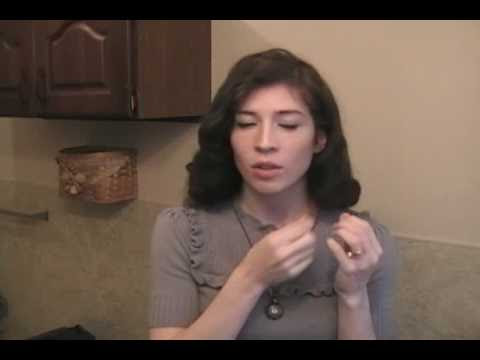 Tags: vintage glamor glamorous 1940's pageboy hairstyle hair how to tutorial