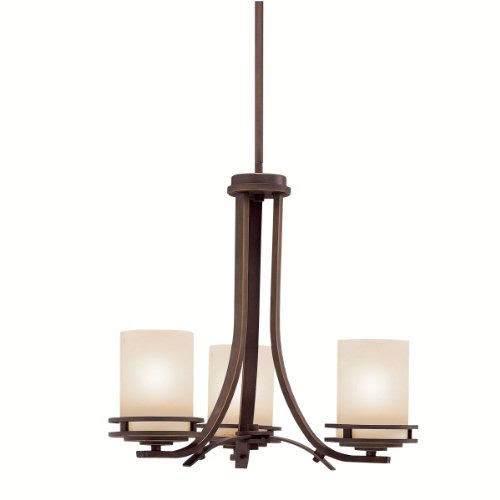 Kichler Lighting 1671OZ 3-Light Hendrik Incandescent Chandelette, Old Bronze