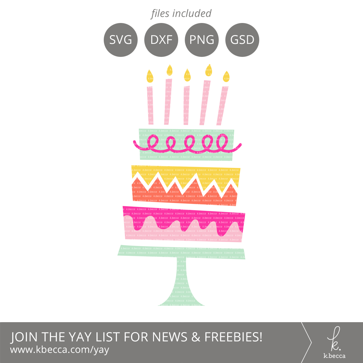 Download Birthday Cake SVG Files - Commercial Licensing Available