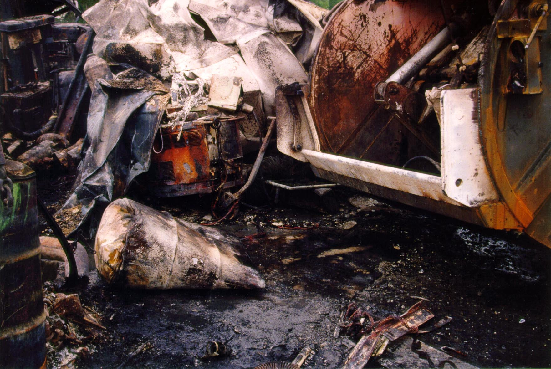photo of explosion site