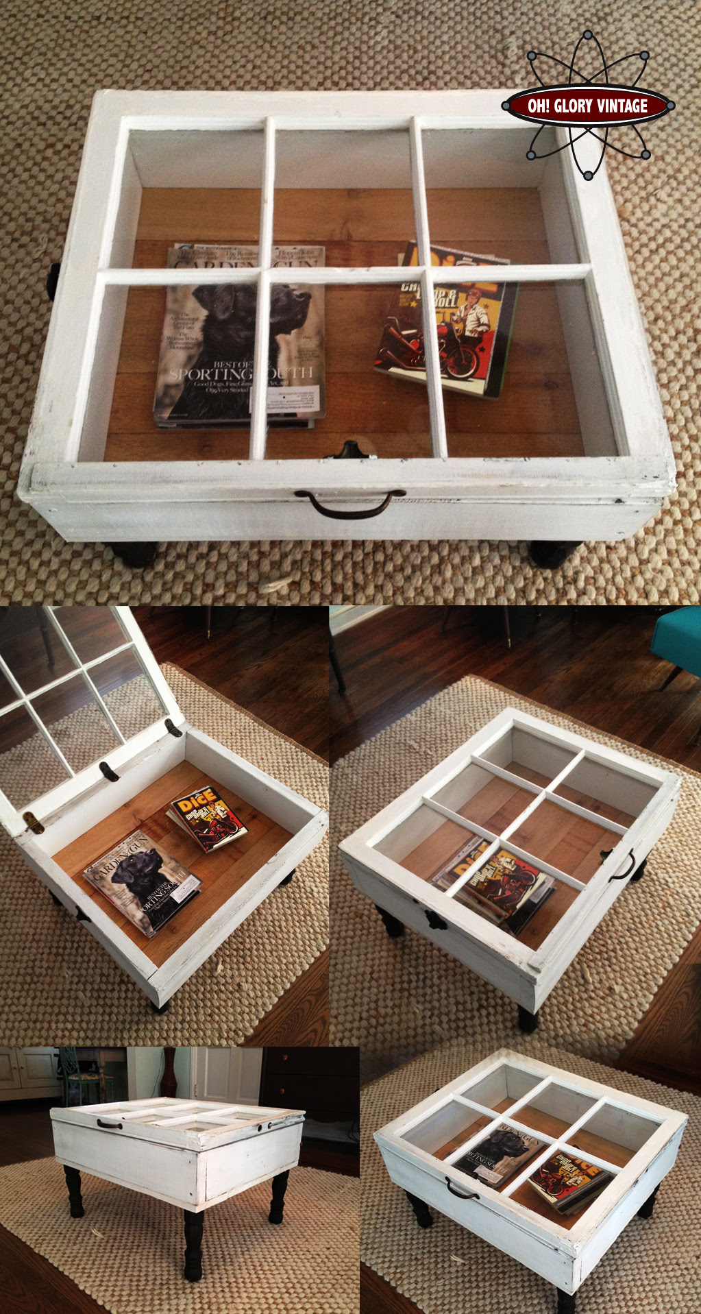 Old Window Coffee Table