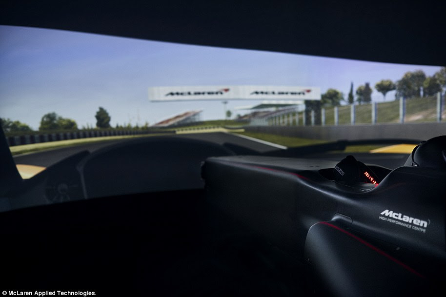 Rob said he struggled to overcome the sensation that he was driving an oversized computer game, though the movements of the simulator were enough to make him feel ill after just 15 minutes at the wheel