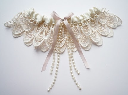 je t'aime lace garter