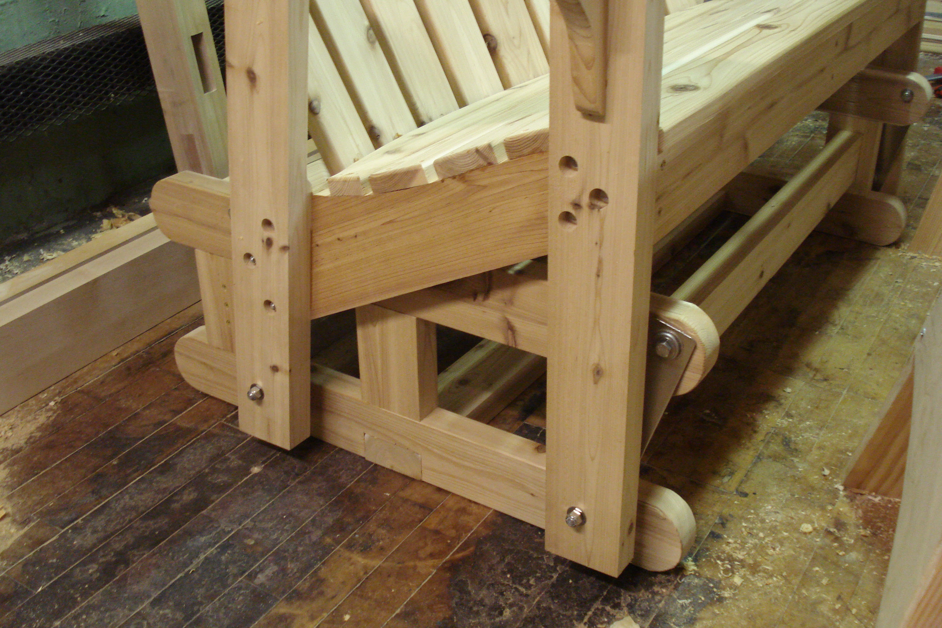 Gliding Bench Plans Free Download replace mailbox post ...