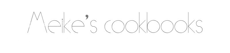 Meike´s cookbooks