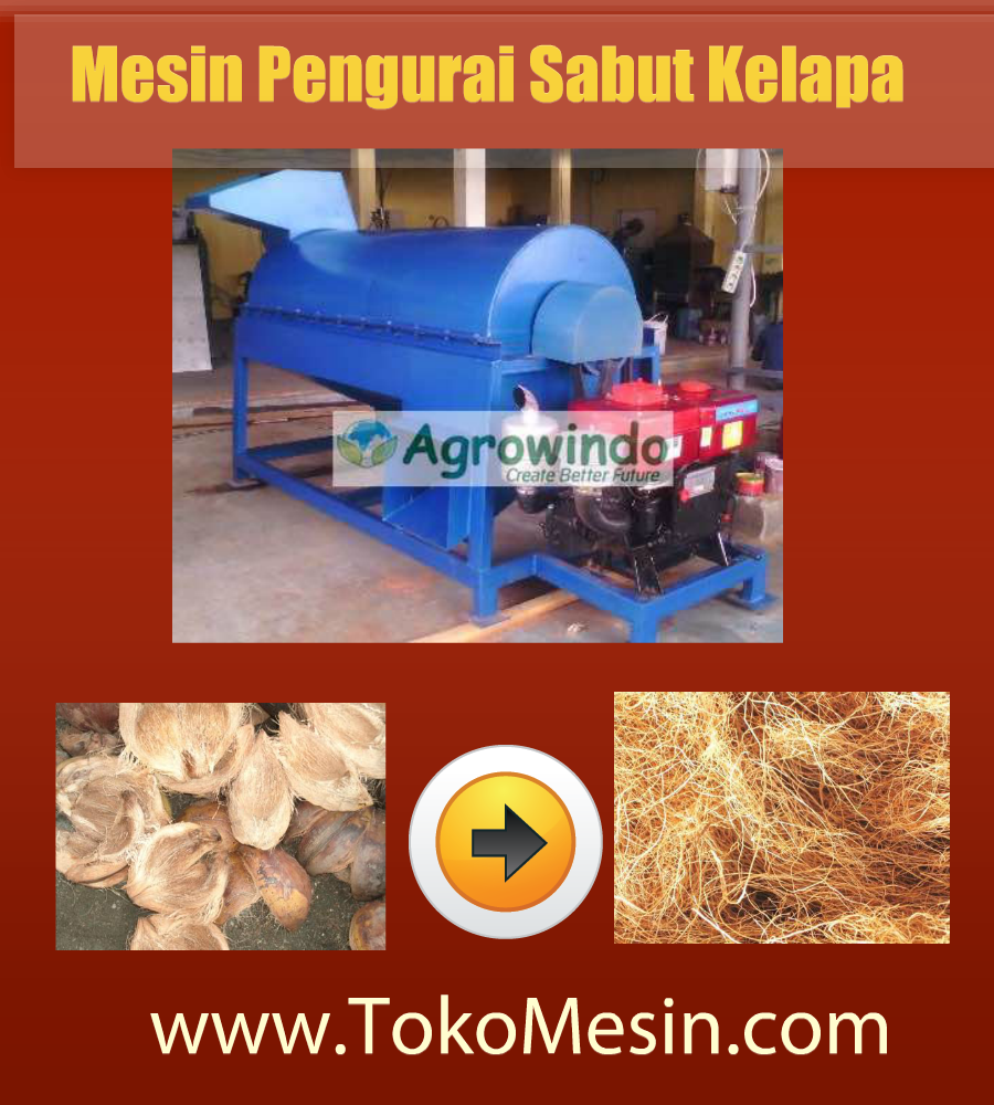 Jual Mesin Pengurai Sabut Kelapa di Surabaya Toko Mesin Jual Mesin Pengurai Sabut Kelapa di Surabaya Toko Mesin