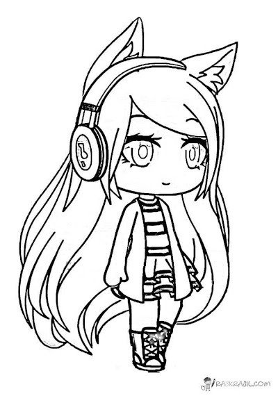 Gacha Life Coloring Pages Printable