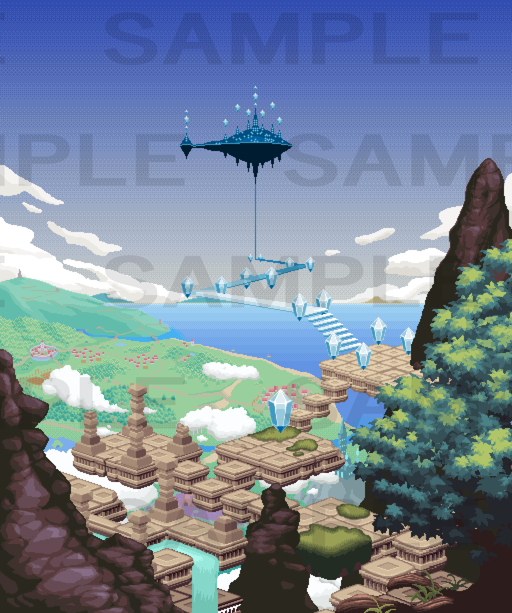 完了しました 壁紙 風景 ドット 絵 がとまろわっ