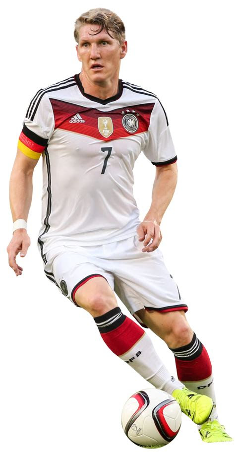 Han har spilt for norges herrelandslag i fotball som den yngste noensinne (15 år), og 12. Bastian Schweinsteiger football render - 14014 - FootyRenders