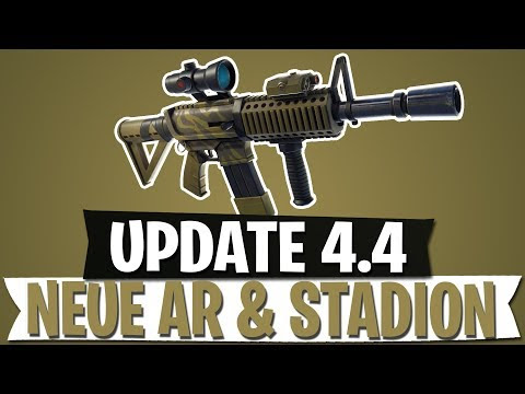 update 4 4 infrarot sturmgewehr neuer ort stadion fortnite battle royale deutsch - fortnite sturmgewehr mit zielfernrohr