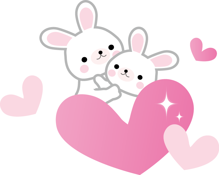 かわいいイラスト 無料イラスト フリー素材 うさぎ