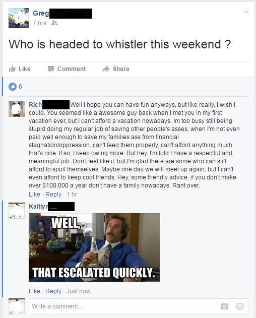 that escalated quickly,rant,facebook,vacation