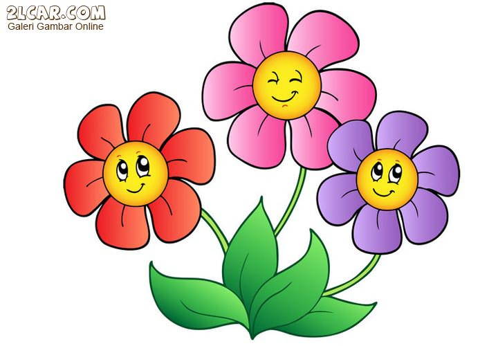 Gambar Kartun Bunga  Resepi Kampung Melayu
