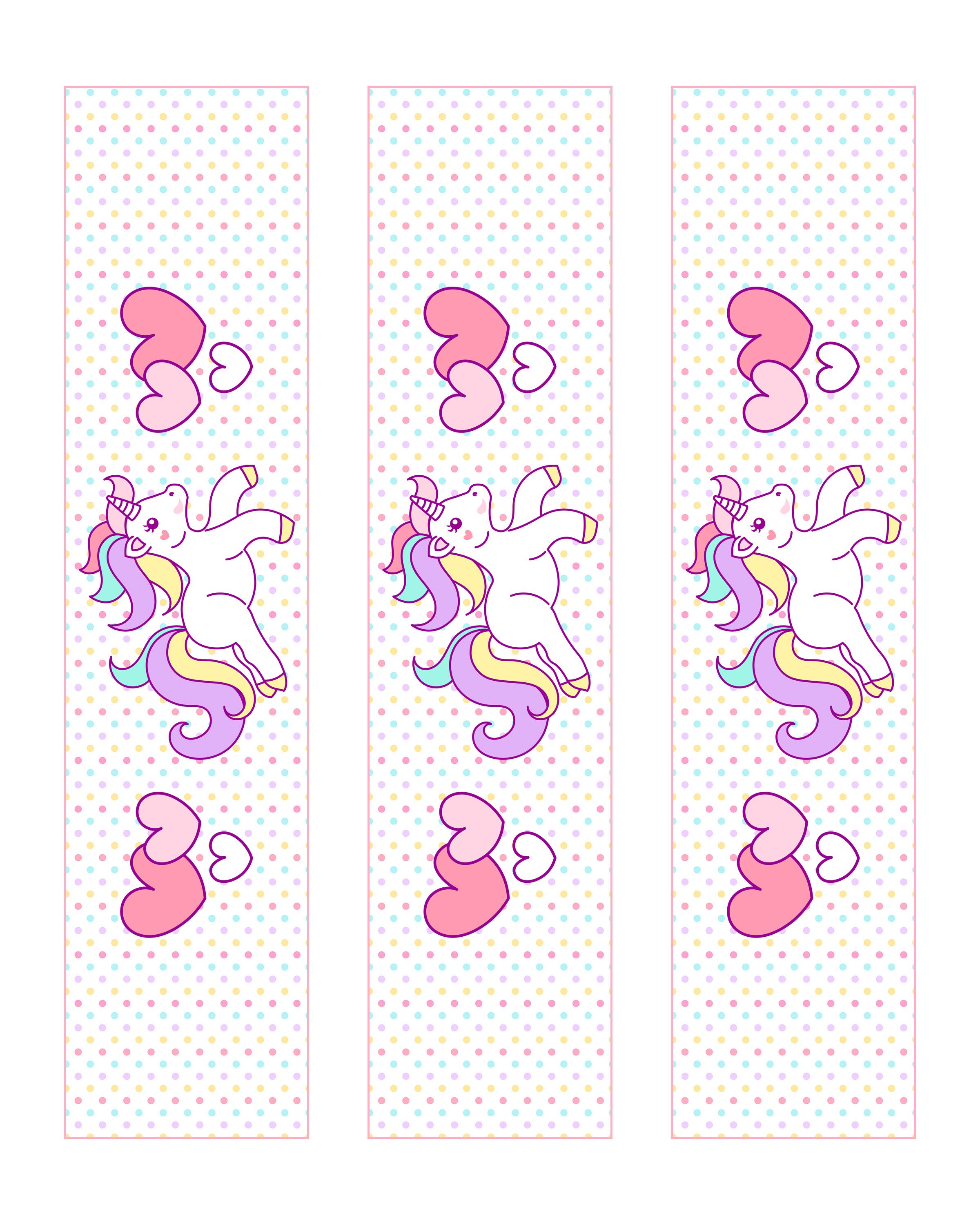 free printable unicorn party decorations pack the cottage market