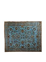 CarpeTrade Alfombra Deluxe Persian Vintage (Azul/Marrón)