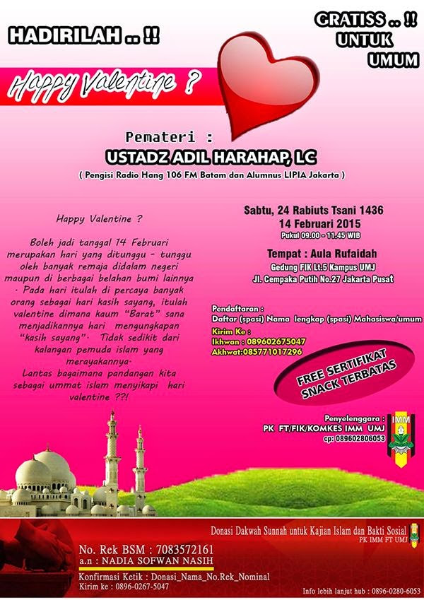 30+ Trend Terbaru Desain Pamflet Pengajian Valentine Cdr - Little Duckling Blog