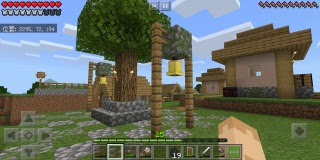 鐘の回収 その時 アイアンゴーレムが 静止画と文章で伝えるマイクラ