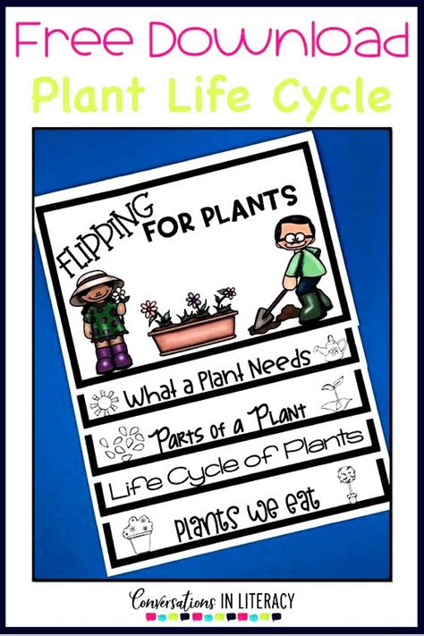 First grade science lesson plans for time4learning's online education program. Free Plant Life Cycle Flip Book Printable Plant Life Cycle