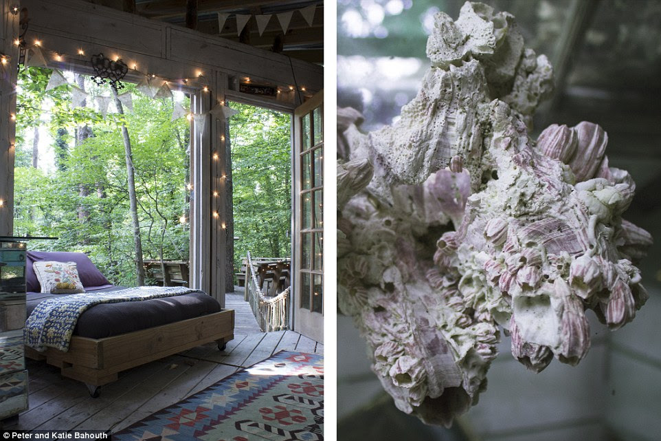 But don't worry, you won't catch a chill. Raw linen bedding has been teamed with a heated mattress to keep guests toasty all night long