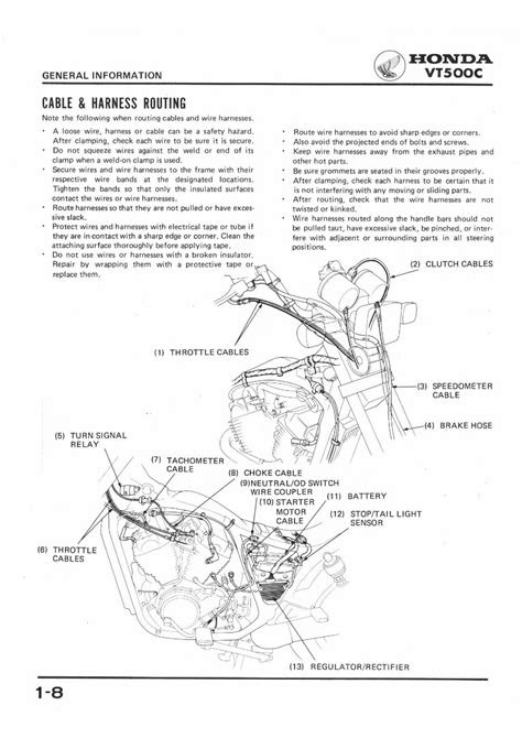 PDF Honda Vt500c English Full Service Repair Manual 1983 1987