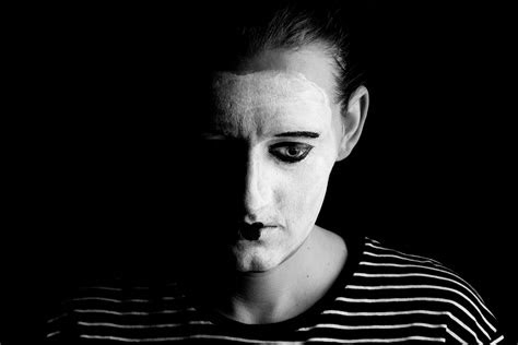 sad mime  stock photo public domain pictures