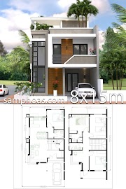 Amazing! 4 Bedroom House Plans Modern Floor