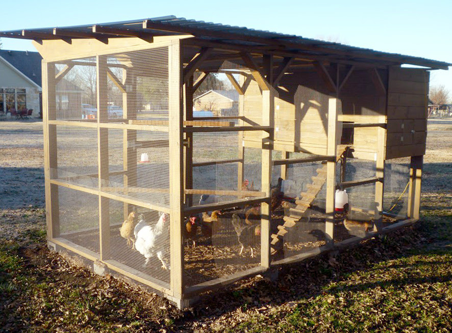 ... few modifications you can build a rather large backyard chicken coop