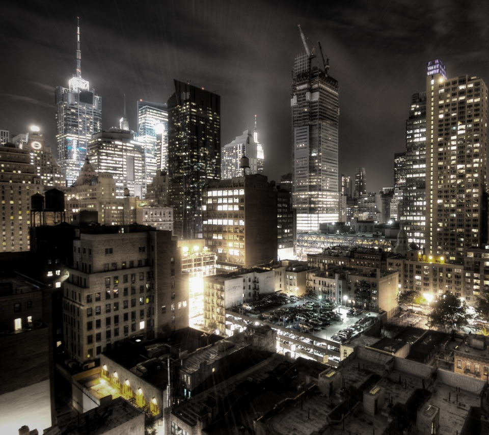 壁紙 ニューヨークの夜景のスマホ壁紙960x854 Newyork City At Night 002 Jpg 壁紙box
