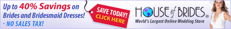 Designer Wedding Dresses ship FREE - 0% sales tax!