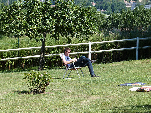 lecture au jardin