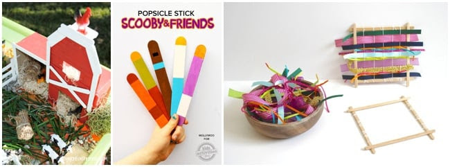 30 Popsicle stick crafts for children