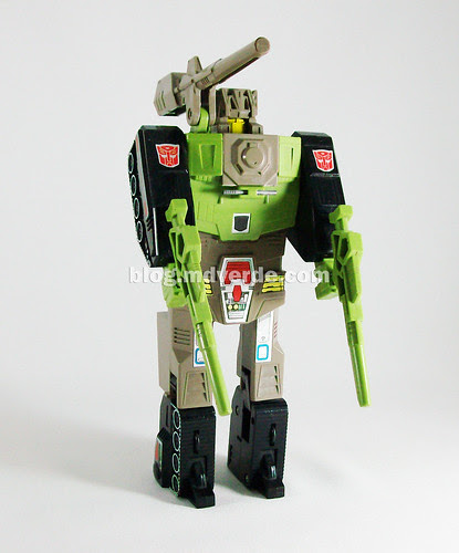 Transformers Hardhead G1 Headmaster with Duros - modo robot
