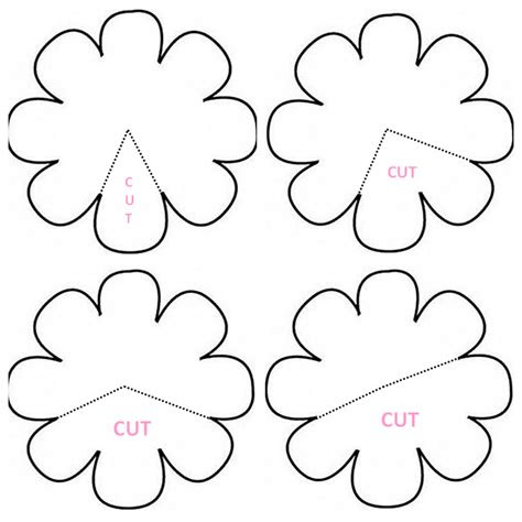  free flower templates printable clipartsco