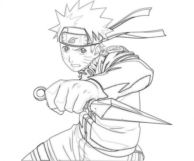 dessin de naruto Les dessins et coloriage