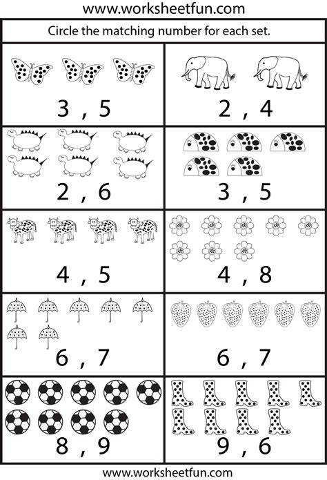  counting worksheets 5 worksheets free printable worksheets